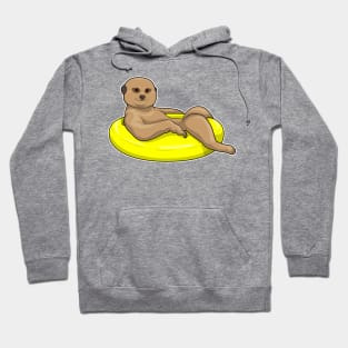 Meerkat Swimming Lifebuoy Hoodie